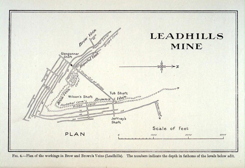 Leadhills mine plan, Lanarkshire. P528147